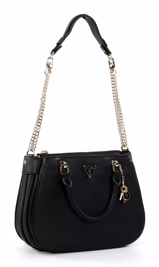 Guess Schultertasche mit Henkeln Fedora Schwarz - Handtaschen - 137724 - 1