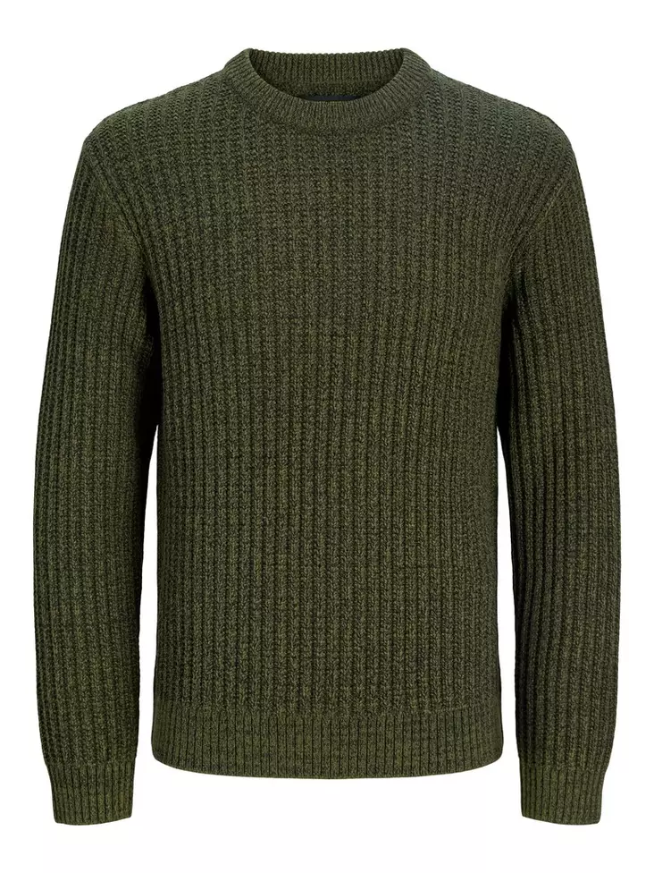 Jack&Jones Pullover Axon Waldnacht/Drehen - Herren Strickwaren - 142234 - 1
