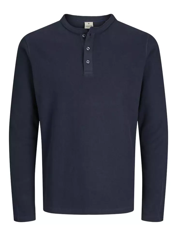 Jack&Jones Premium Herren Henley Shirt Blutyrell - Herren Langarmshirts - 137594 - 1