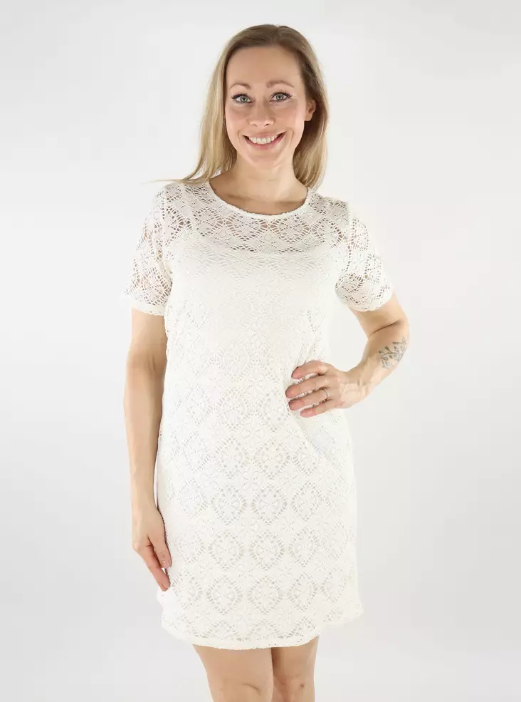 JDY Spitzenkleid O-Ausschnitt Wolkentänzer - Kleider und Tuniken - 138724 - 1