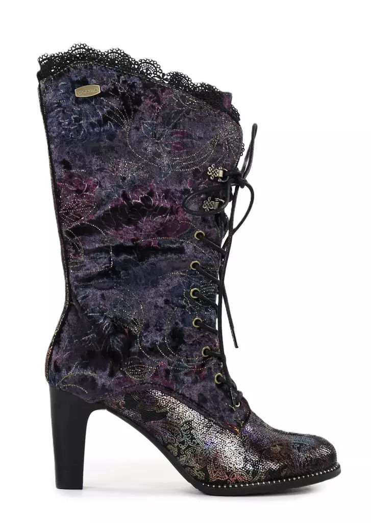 Laura Vita Damenstiefel Alcbaneo 351 in Violett - Damen Stiefel - 139184 - 1