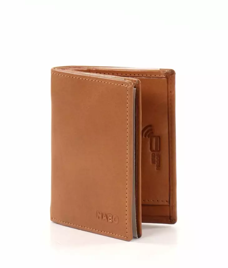 Nabo NK253 Leder Geldbörse Kastanienbraun - Geldbörsen - 137204 - 1