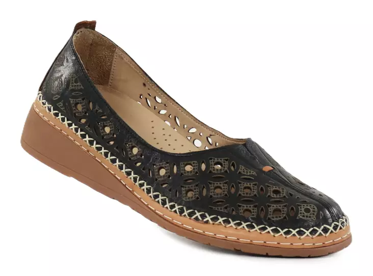 Nor Walk Ballerinas Annika 04134-1 Schwarz - Ballerinas - 140794 - 1