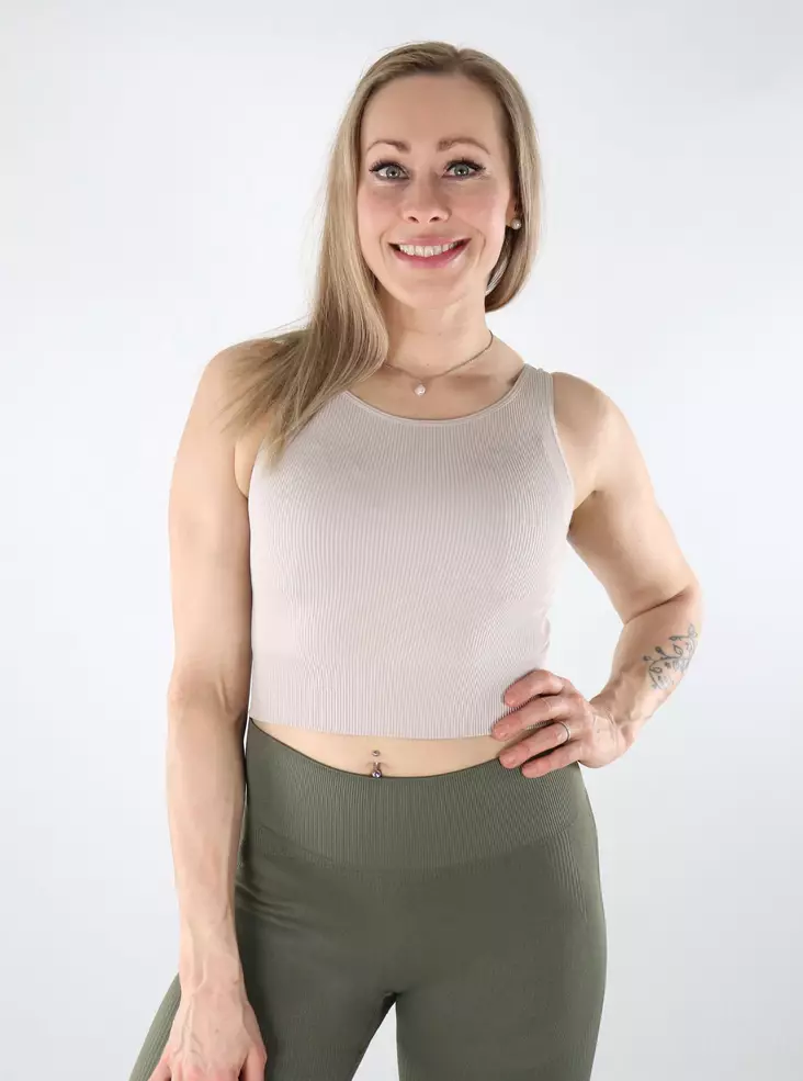 Only Play Top Life Perlmutt Wolke - Damentops für das Training - 137704 - 1