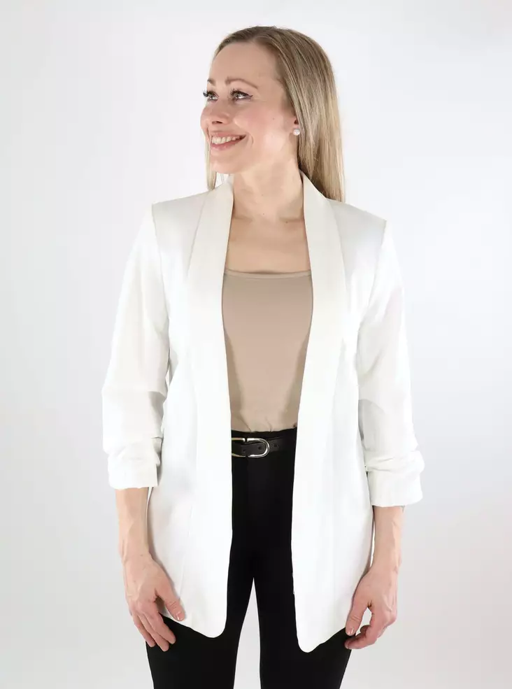 Pieces Damen Blazer 3/4 Cloud Dancer - Damenblazer - 138034 - 1