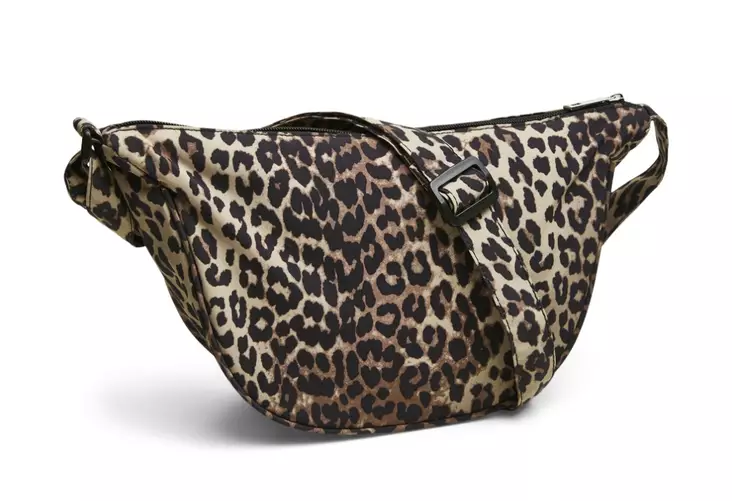 Pieces Schultertasche Bumbag schwarz/Leo - Handtaschen - 136664 - 1