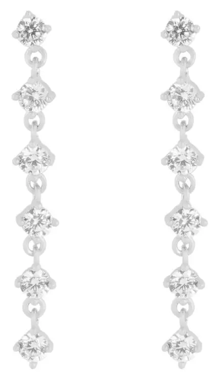 Snö of Sweden Ohrringe Noctelle Silber/Klar - Ohrringe - 140024 - 1