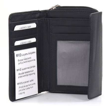 Lederbörse WO-50, schwarz - Geldbörsen - 131205 - 2