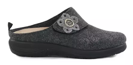 Fly Flot Hausschuhe 560-866 antrazit - Damen Hausschuhe - 142205 - 1
