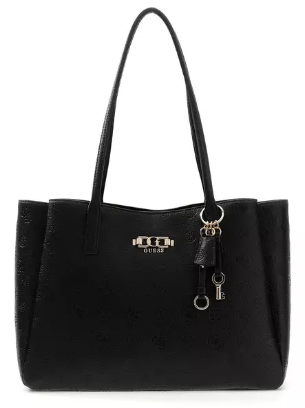 Guess Tasche Anise Schwarz Logo - Handtaschen - 140465 - 1