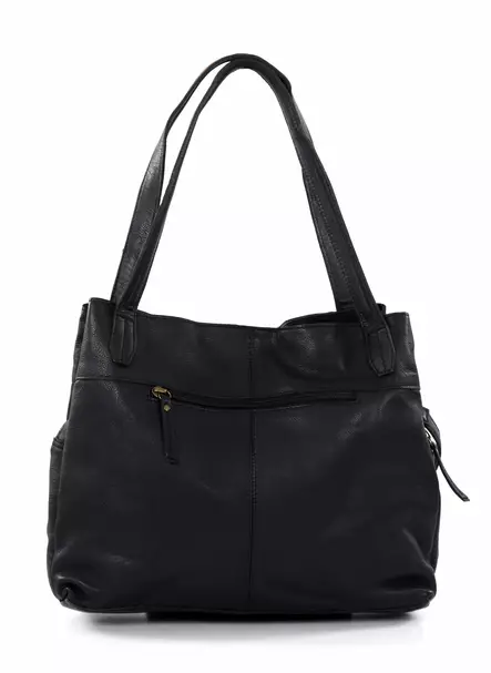 House of Sajaco echte Leder Umhängetasche 3030114 schwarz - Handtaschen - 137475 - 2