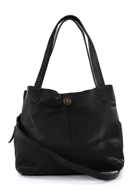 House of Sajaco echte Leder Umhängetasche 3030114 schwarz - Handtaschen - 137475 - 1