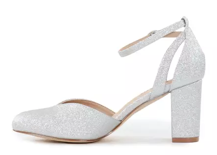 Migant Glitzer-Pumps A929-89 Silber - Pumps und High Heels - 140725 - 2