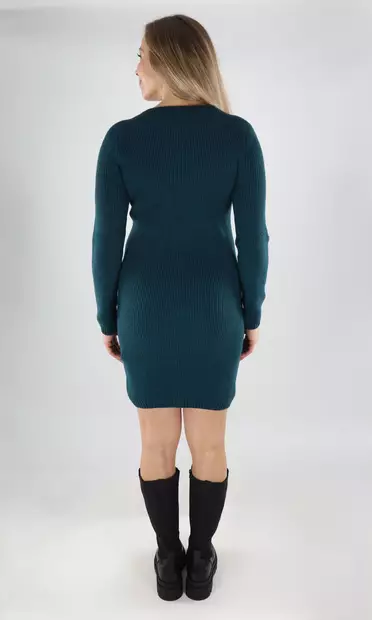 North Outdoor Kanerva Merinokleid in Pfauenblau - Damenpullover - 139725 - 2