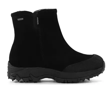 Pomar Damen Nieten Schuhe Alppi Schwarz Wildleder - Damen Stiefeletten - 137405 - 1