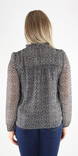 Only Bluse, schwarz/cera ditsy - Damen Langarmshirts - 131985 - 2