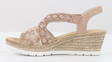 Rieker Keilsandaletten 61916-31, rose - Rieker Sandalen - 130605 - 2