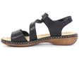 Rieker Sandalen 659C7-00, Schwarz - Rieker Sandalen - 130145 - 2