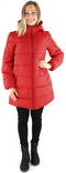 Vila Mantel langer Puffer Pompeianrot - Damen Winterjacken - 132085 - 1