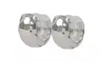 Snö of Sweden Ohrringe Union Nine, gehämmerter Ring 12 mm silber - Ohrringe - 141595 - 1