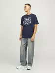 Jack&Jones Herren T-Shirt Jeans O-Ausschnitt dunkelblau - Herren T-Shirts - 136655 - 3