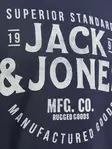 Jack&Jones Herren T-Shirt Jeans O-Ausschnitt dunkelblau - Herren T-Shirts - 136655 - 4