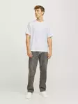 Jack&Jones Herren T-Shirt Tee weiß/Schatten - Herren T-Shirts - 137575 - 4