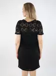 JDY Spitze Kleid Rundhalsausschnitt Schwarz - Kleider und Tuniken - 138725 - 2
