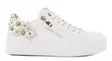 Marco Tozzi Damen Blumensneaker 23720-46 weiß kombiniert - Damen Sneaker - 140525 - 1