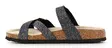Migant Damen Glitzer Flip-Flops A922-121 Schwarz - Pantoletten - 138065 - 2