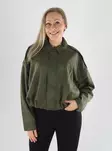 Only Jacke ONLMOON-STINA FAUX SUEDE BOMBER Traubenblatt - Damenlederjacken und PU-Jacken - 141675 - 1