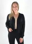 Only Cardigan ONLPRINCESS LS SHORT schwarz - Damenpullover - 141435 - 1