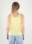 Only gerippter Tanktop in Doppelcreme - Damen Tops - 140885 - 2