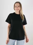 Pieces Damen T-Shirt Oversized Tee Schwarz - Damen T-Shirts - 140155 - 1
