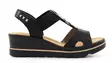Rieker Damen Wedgesandalen 67498-00 schwarz - Rieker Sandalen - 137955 - 1