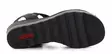 Rieker Damen Wedgesandalen 67498-00 schwarz - Rieker Sandalen - 137955 - 5