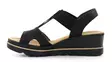 Rieker Damen Wedgesandalen 67498-00 schwarz - Rieker Sandalen - 137955 - 2