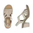 Rieker Damen High Heels Sandalen 66526-62 beige - Rieker Sandalen - 137965 - 5