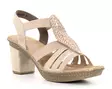 Rieker Damen High Heels Sandalen 66526-62 beige - Rieker Sandalen - 137965 - 1