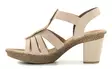 Rieker Damen High Heels Sandalen 66526-62 beige - Rieker Sandalen - 137965 - 3