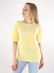 Vila Damen T-Shirt O-Ausschnitt blasses Banana - Damen T-Shirts - 138245 - 1