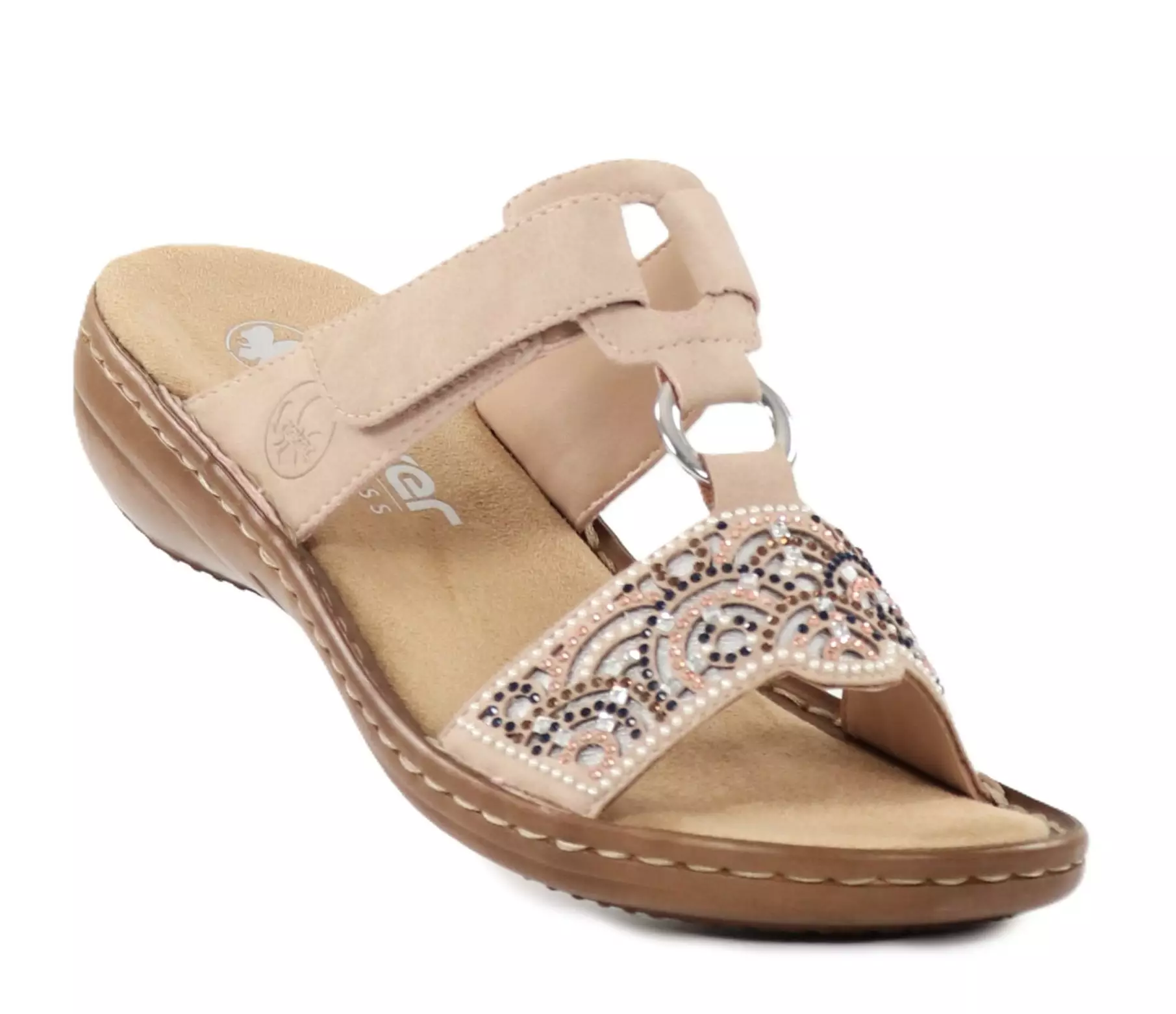 Rieker Miranda Ginger - Sandali taglie forti - Donna - Crema - Grandes