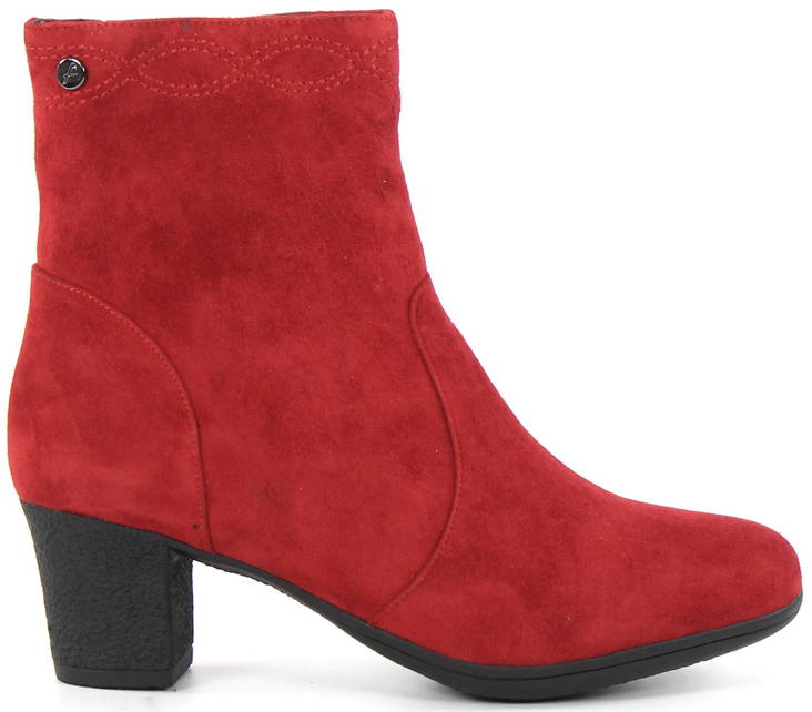 Fuzz Knöchelstiefel 503, Rot - Damen Stiefeletten - 124875 - 1