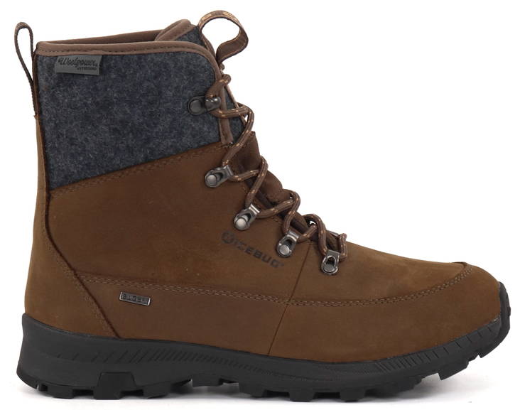 Icebug Stiefeletten Adak Wolle W Kaffee/Grau - Damen Stiefeletten - 131585 - 1