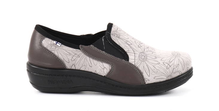 Ilves Wanderschuhe 20 große Blume grau - Damen walkingschuhe - 128805 - 1