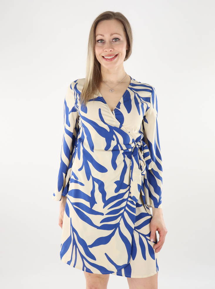 JDY Wickelkleid Life 7/8 Sandbeige/Surf - Kleider und Tuniken - 135815 - 1