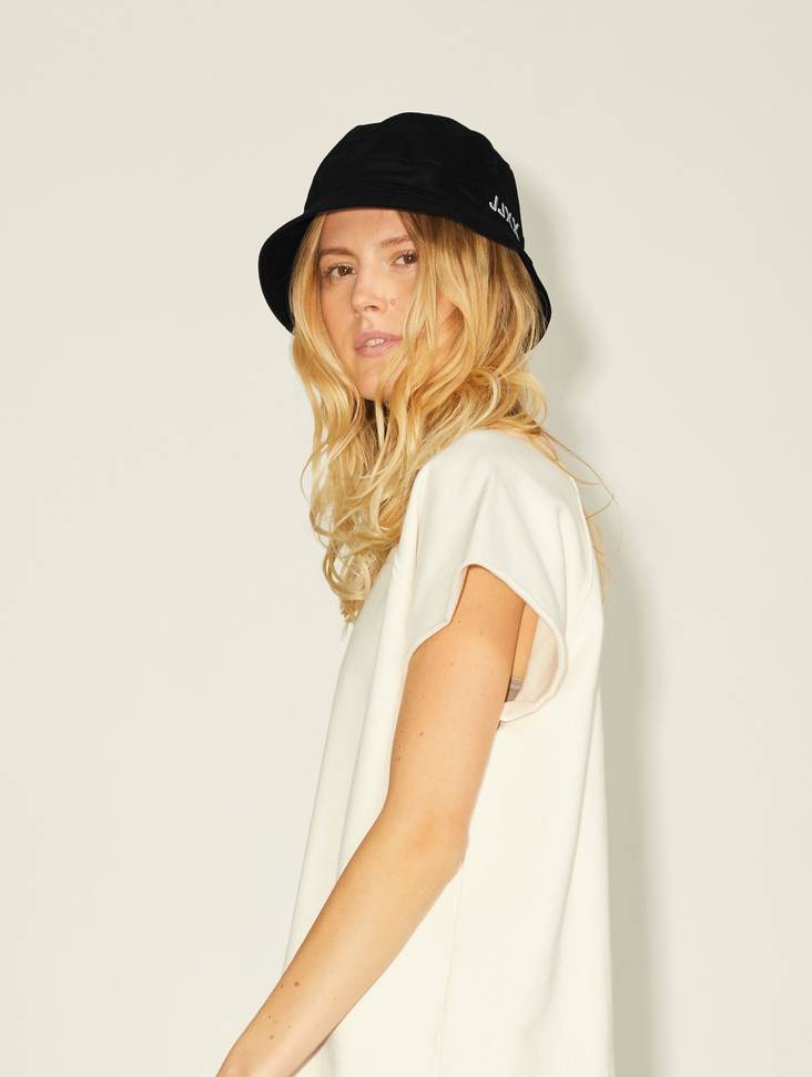 JJXX Hut Basic Bucket Schwarz - Damen Kopfbedeckungen und Handschuhe - 130825 - 1