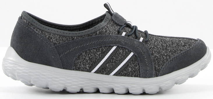 Damen Freizeitschuhe in Dunkelgrau - Damen walkingschuhe - 130965 - 1