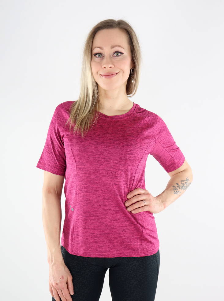 Only Play Damen T-Shirt Train Himbeere - Damen Sport T-Shirts - 135195 - 1