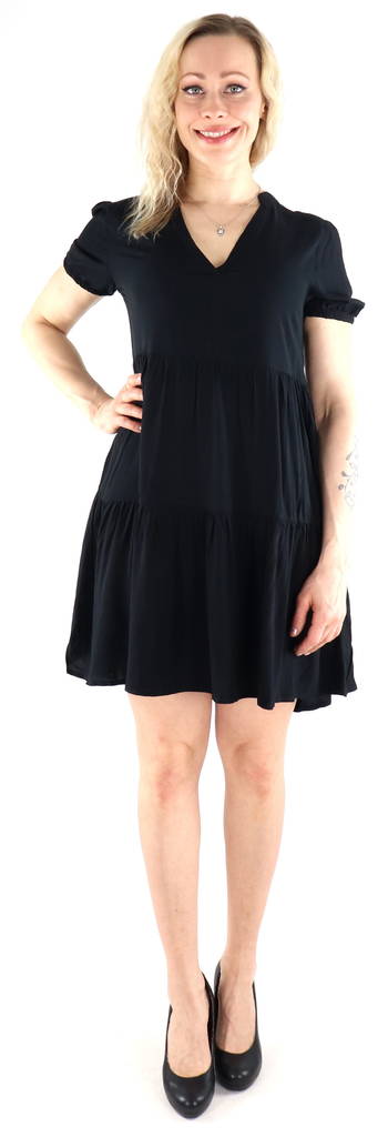 Only Kleid Nova Life Thea Schwarz - Kleider und Tuniken - 133535 - 1